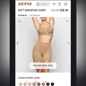 Brand New Skims Butt Enhancing short Arm shaper